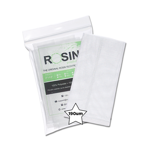 RTP Rosin Filter Bags - 2x3.5in 190u