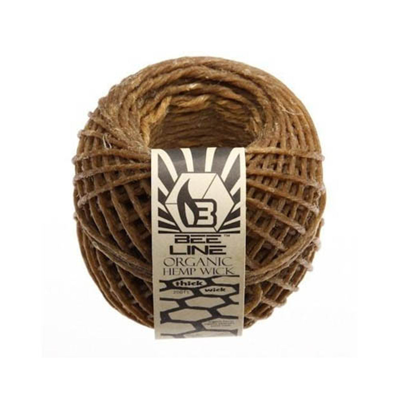 Bee Line Organic Hemp Wick Spool - Thick OG 200ft