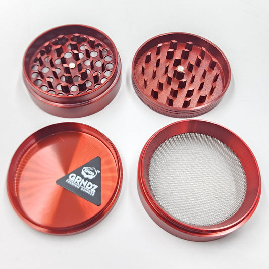 GRNDZ Premium 4-piece Rasta Grinder