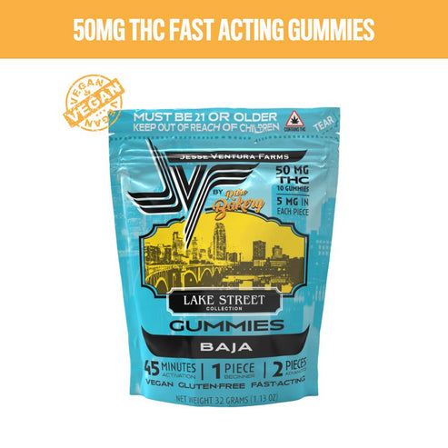 JVF by Retro Bakery Baja Vegan Gummies 50 mg THC 4 (Copy)