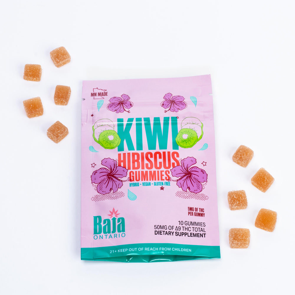 Baja Ontario - Kiwi Hibiscus gummies