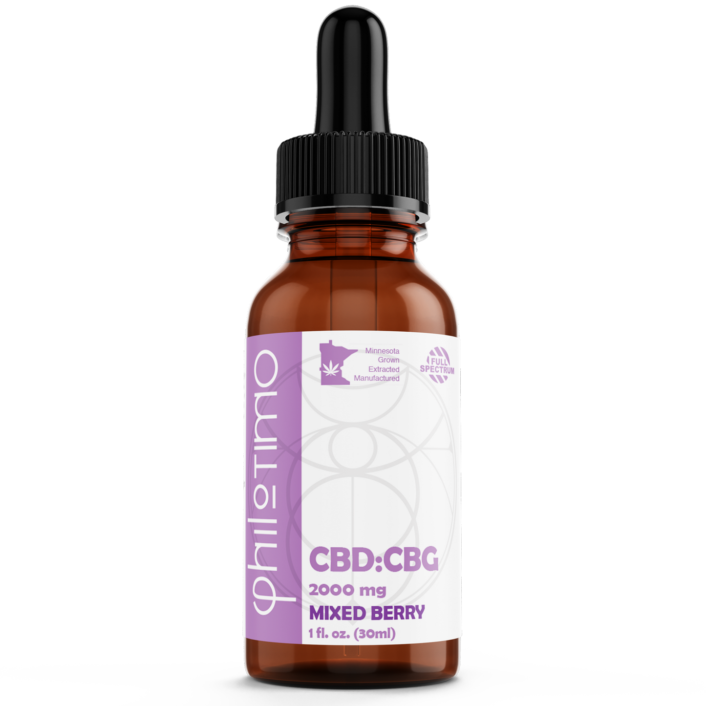 Crested River Philotimo CBD:CBG Oil 2000mg