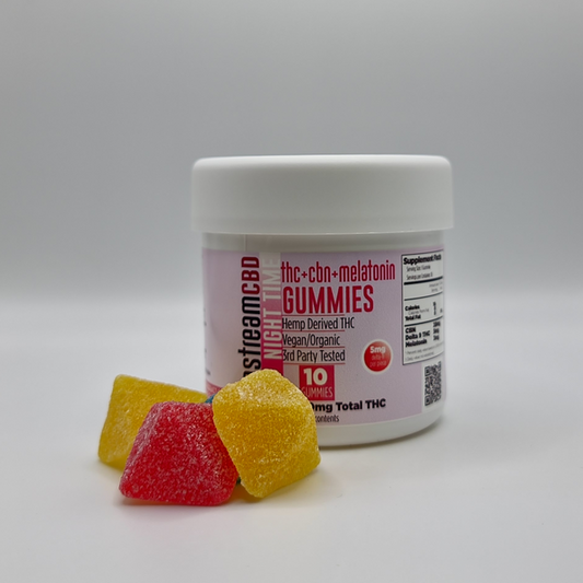 Mainstream CBD Night Time Gummies - THC+CBN+Melatonin