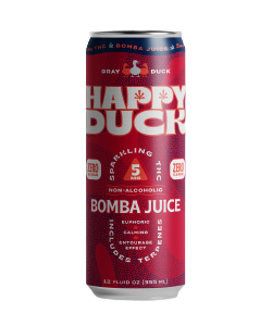 Happy Duck Sparkling THC Seltzer - Bomba Juice 5mg THC