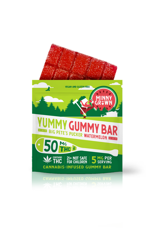 Minny Grown Yummy Gummy Bar Watermelon