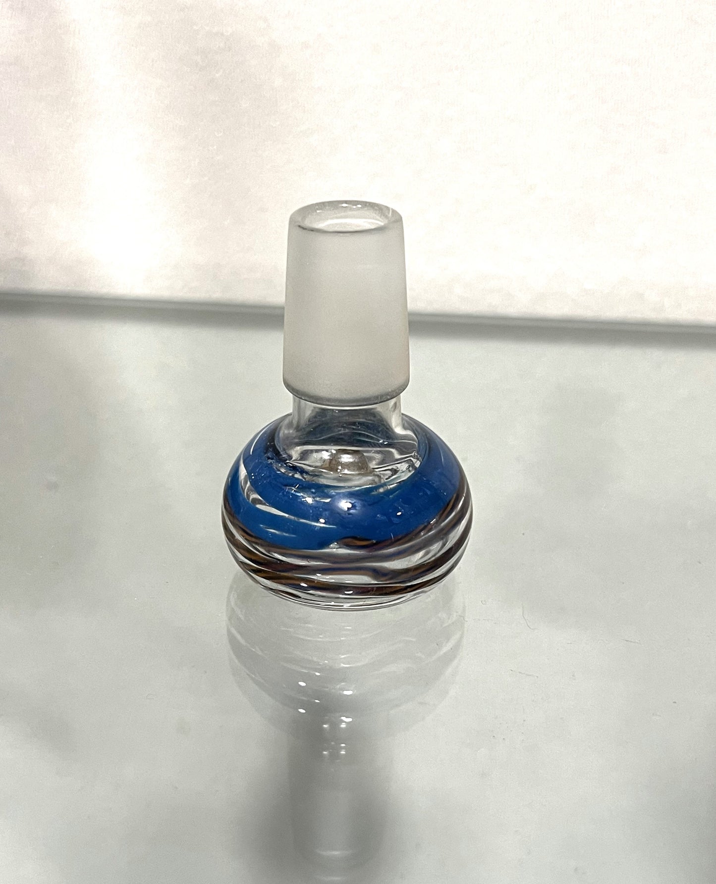 Clear, Blue, & Orange Fumed 18mm Slide