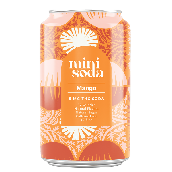 Mini Soda - Mango 5mg THC Soda 4-pack