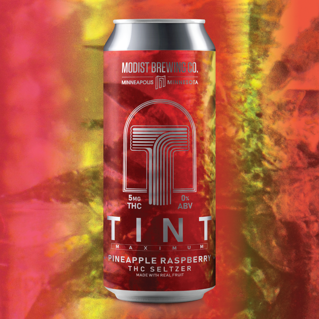 Modist Brewing TINT - Pineapple Raspberry 5mg THC Seltzer