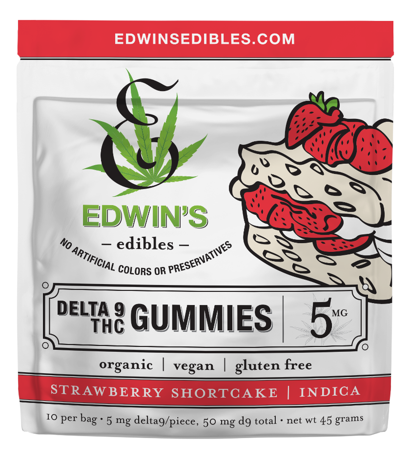 Edwin's Edibles Strawberry Shortcake Gummies