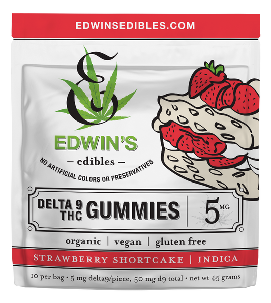 Edwin's Edibles Strawberry Shortcake Gummies