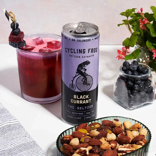 Cycling Frog THC & CBD Seltzer - Black Currant