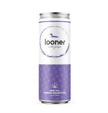 Looner Soda - Grape 10mg THC 4-pack