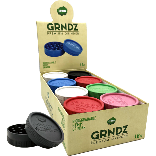 GRNDZ Biodegradable 2-piece Hemp Grinder