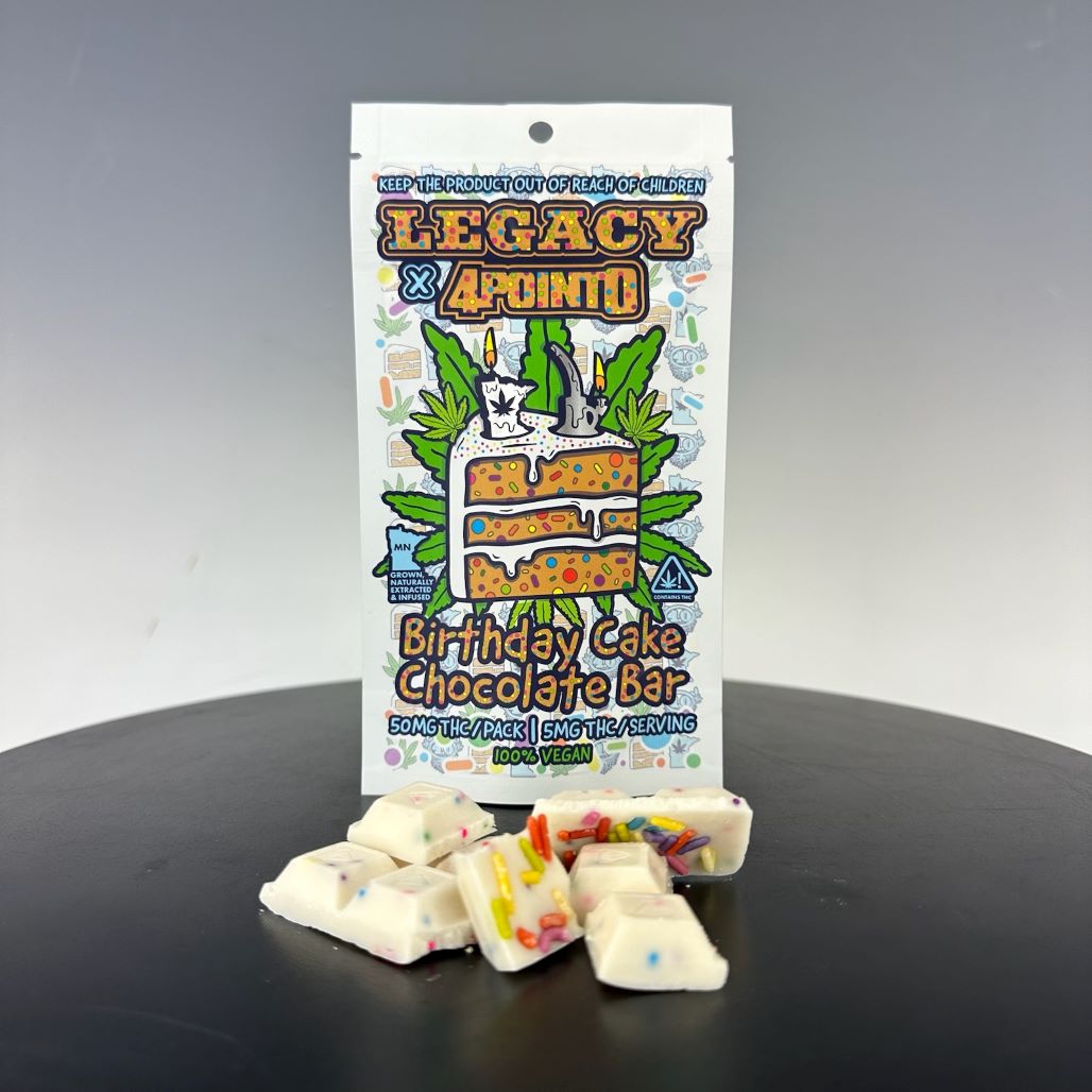 Legacy x 4Point0 Birthday Cake Chocolate Bar