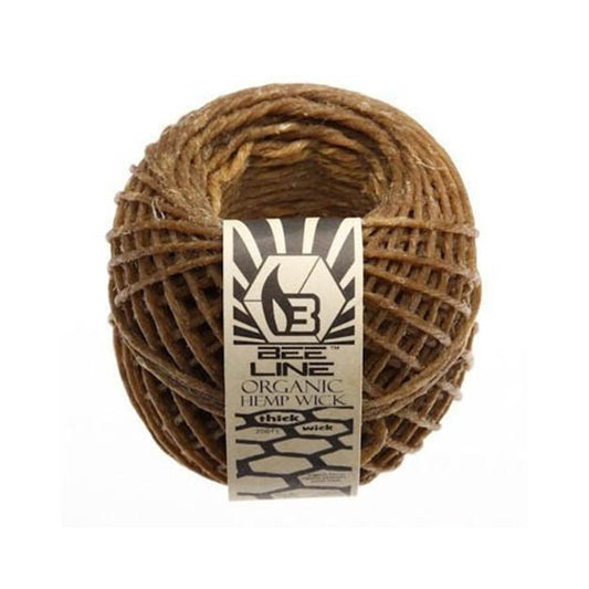 Bee Line Organic Hemp Wick Spool - Thick OG 200ft