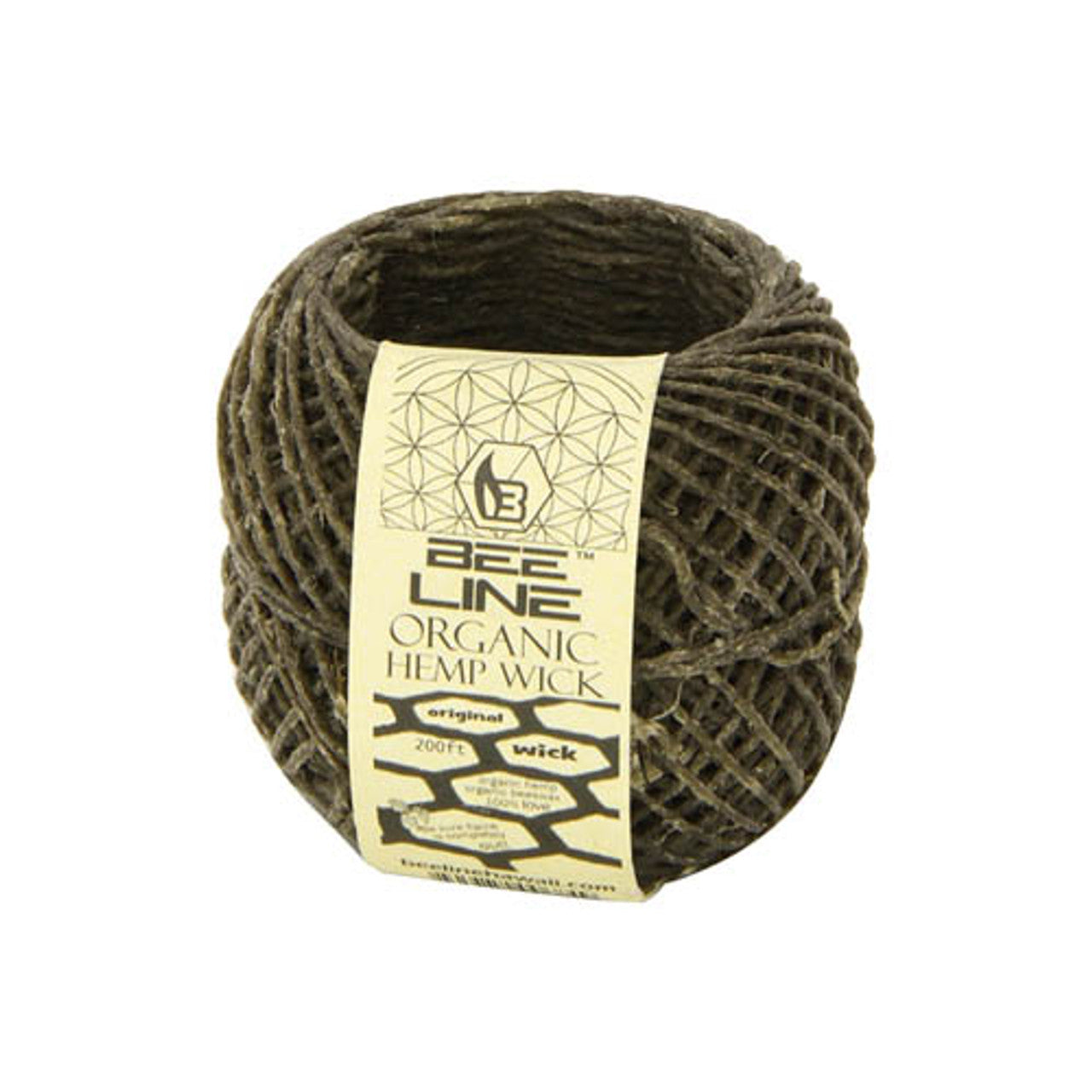 Bee Line Organic Hemp Wick Spool - Thin OG 200ft