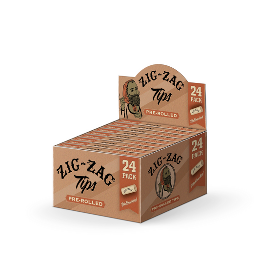 Zig-Zag Pre-Rolled Tips - 24 pack