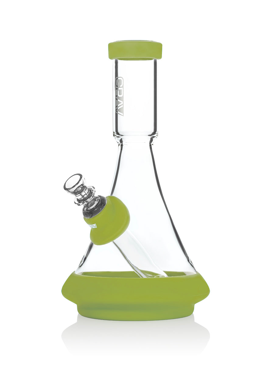 GRAV Deco Beaker in Silicone - Avocado Green