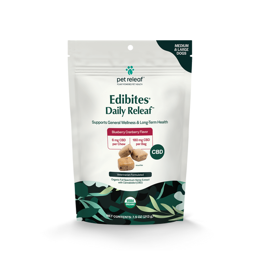 Daily Releaf CBD Edibites For M/L Dogs – Blueberry Cranberry