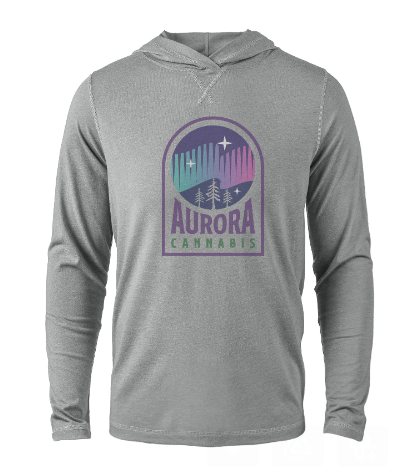 Aurora Cannabis Dye Sub Lightweight Hoodie